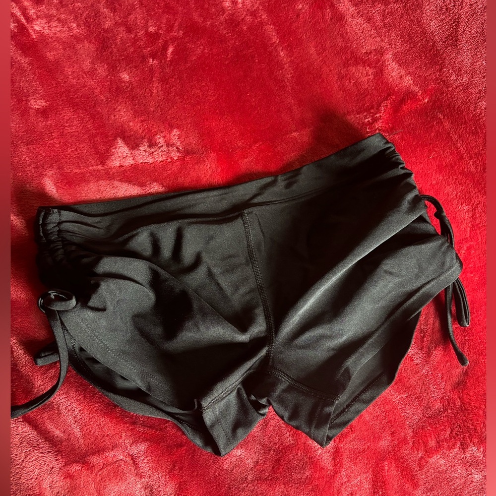 NWOT Forever 21 Black Shorts With Side Ties